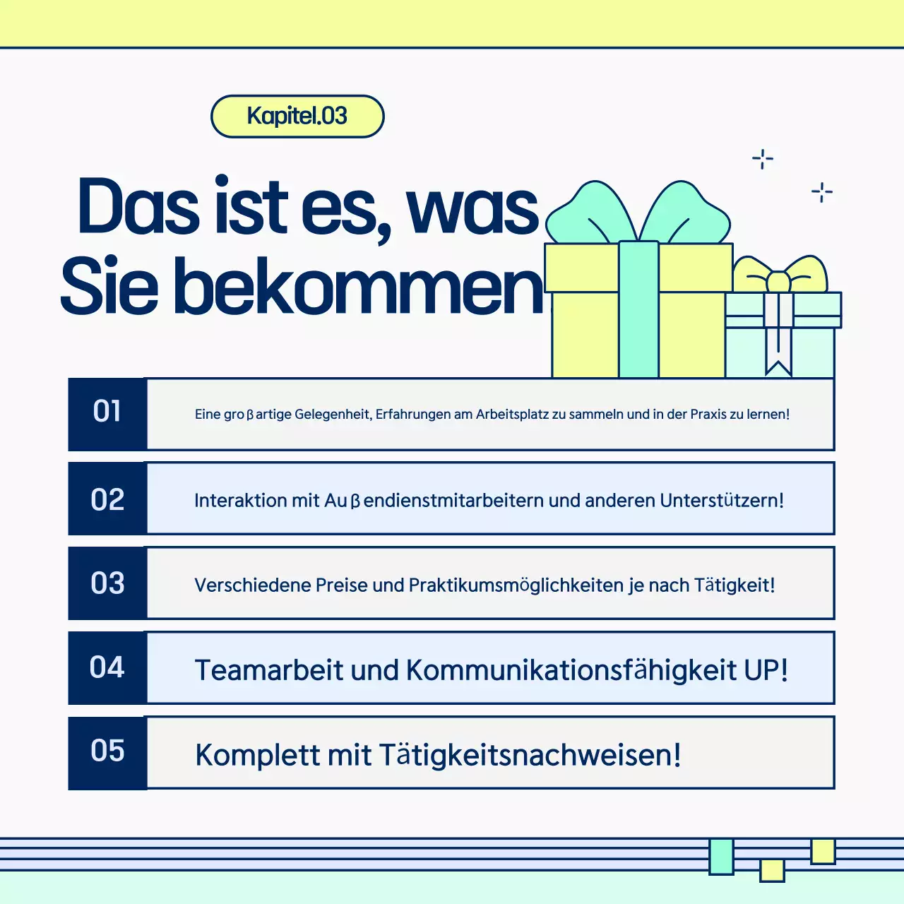 Fördern Sie die Anwerbung von Anhängern mit einem hübschen Farbschema in Chartreuse und Mint