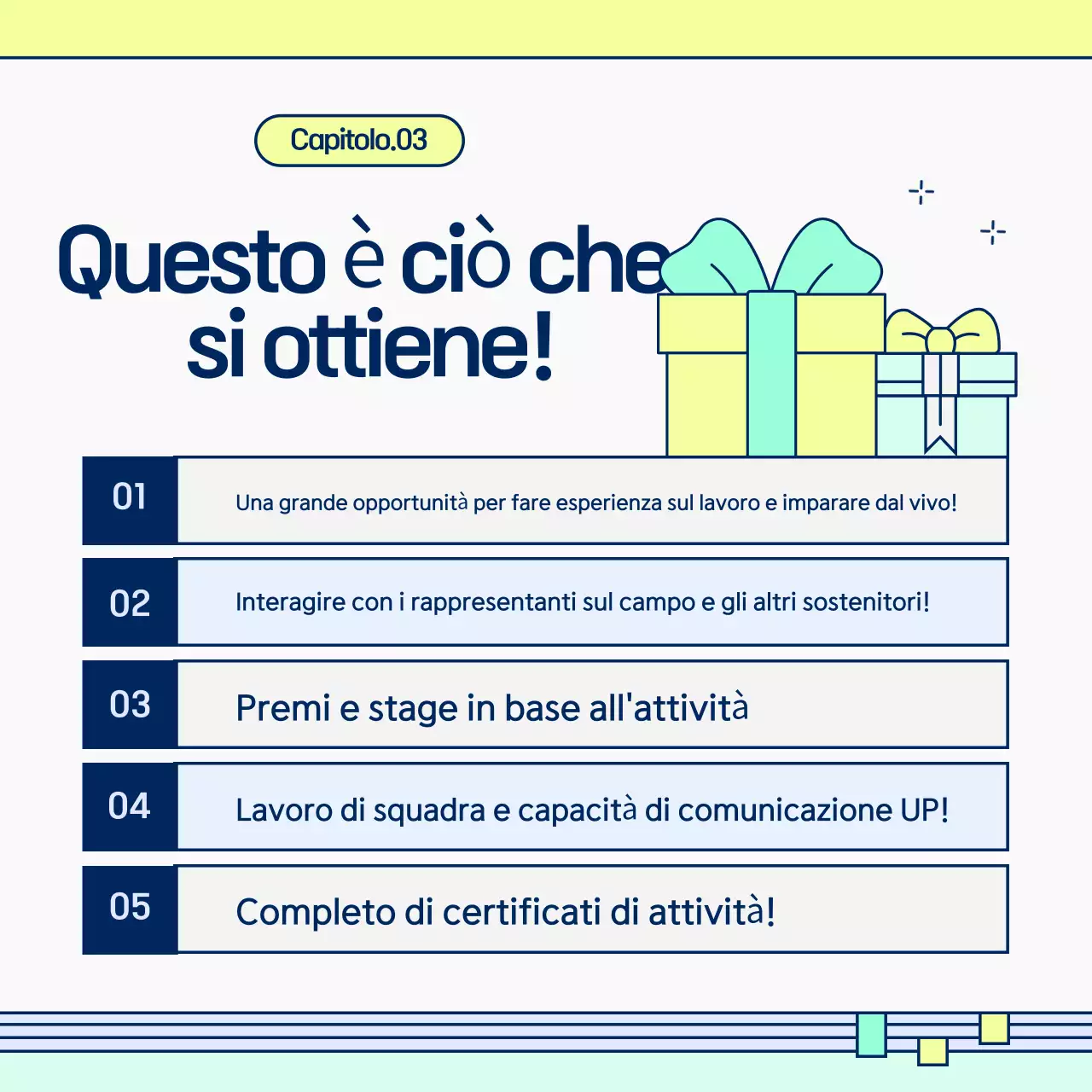 Reclutare sostenitori con una simpatica combinazione di colori chartreuse e menta