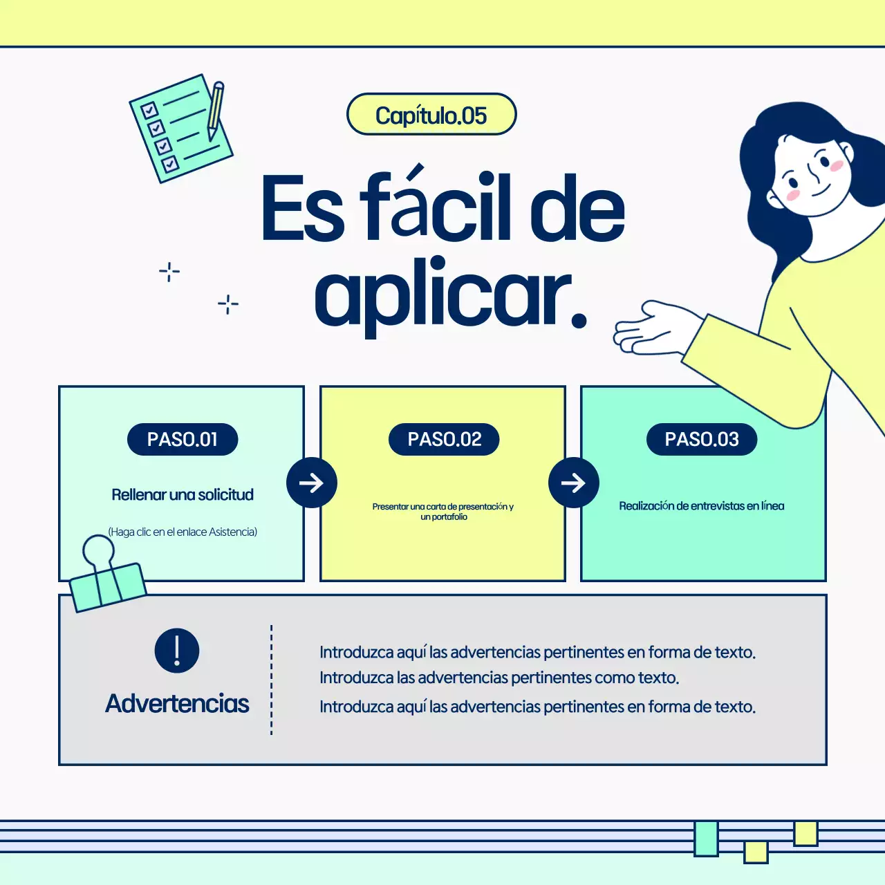 Recluta seguidores con una bonita combinación de colores chartreuse y menta