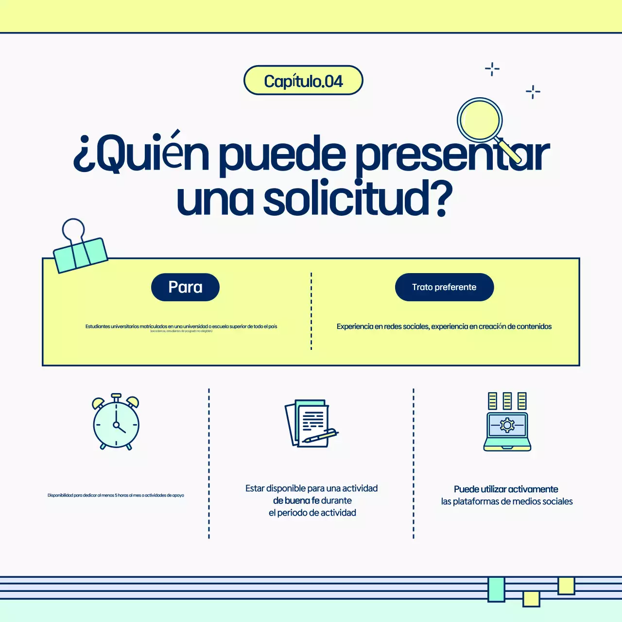 Recluta seguidores con una bonita combinación de colores chartreuse y menta