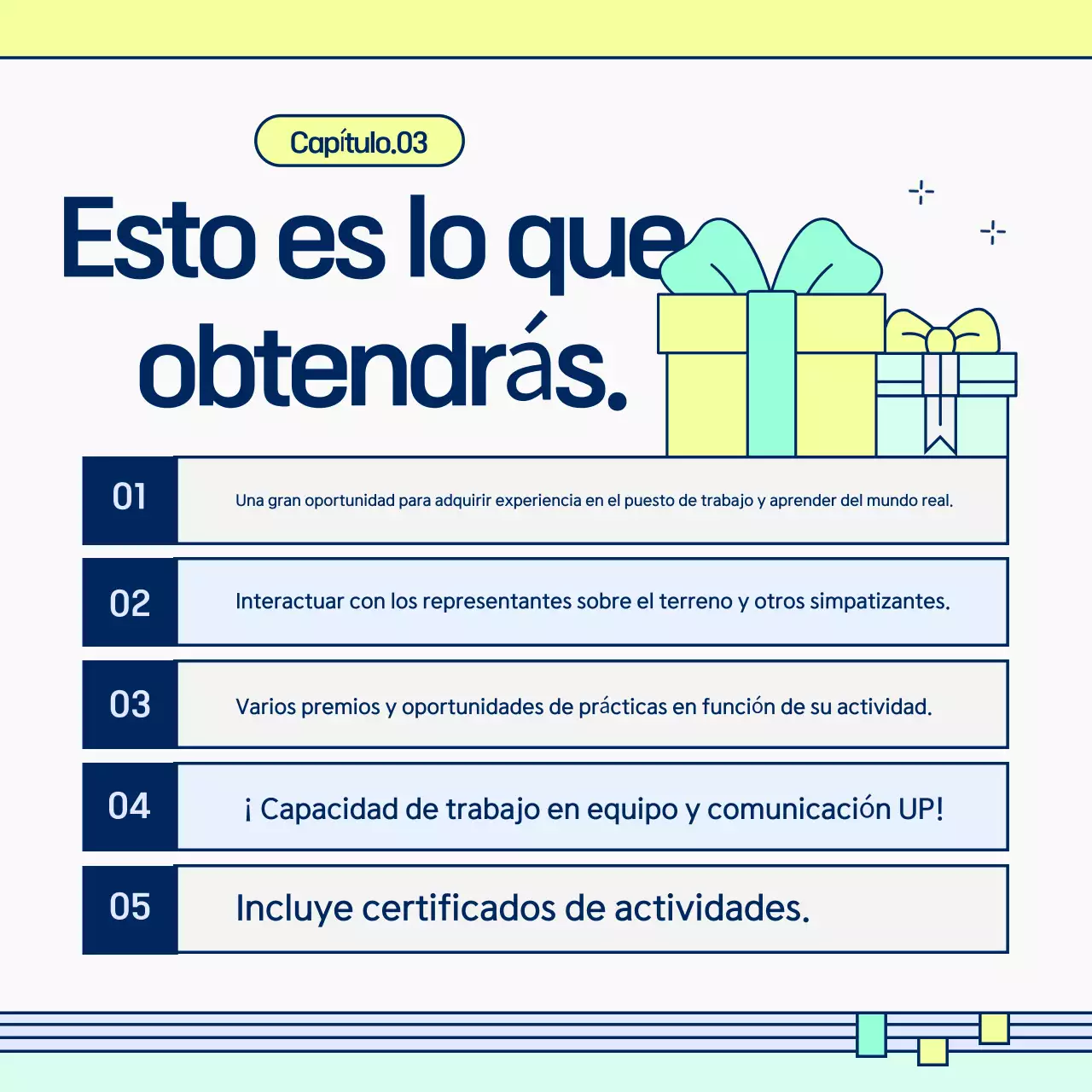 Recluta seguidores con una bonita combinación de colores chartreuse y menta