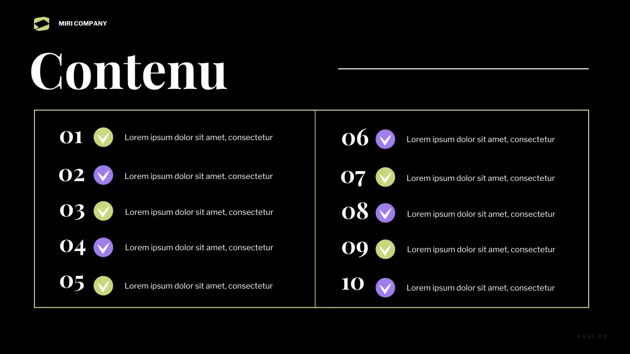rapport d'activité moderne noir