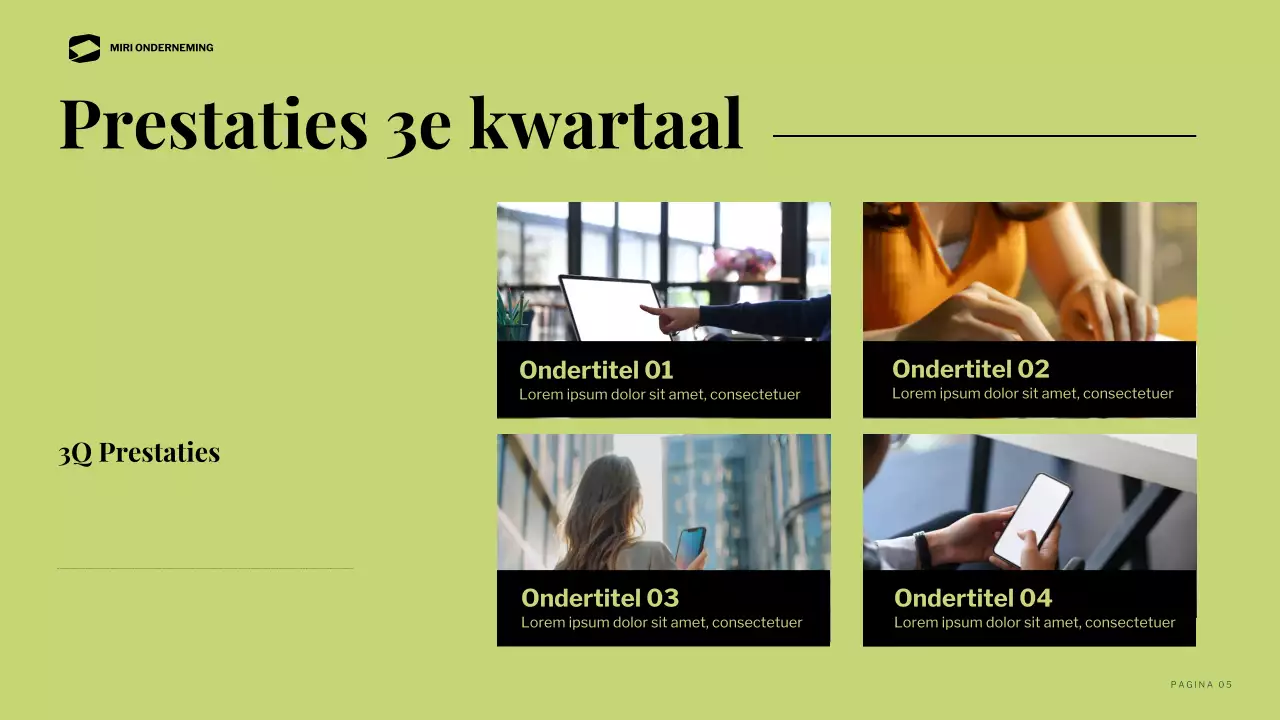 zwart modern zakelijk verslag