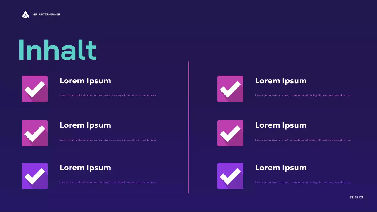 lila moderner Geschäftsbericht