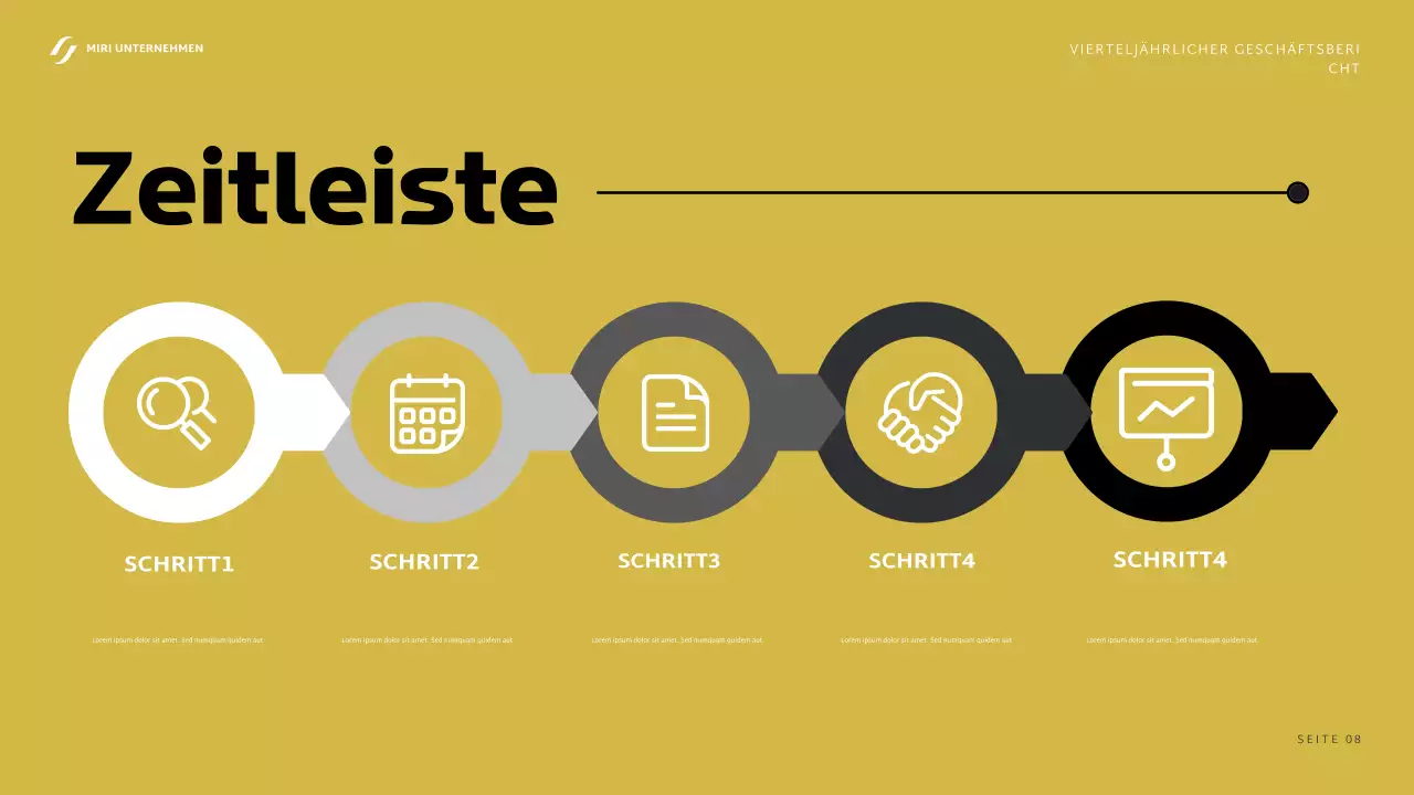 grauer moderner Geschäftsbericht