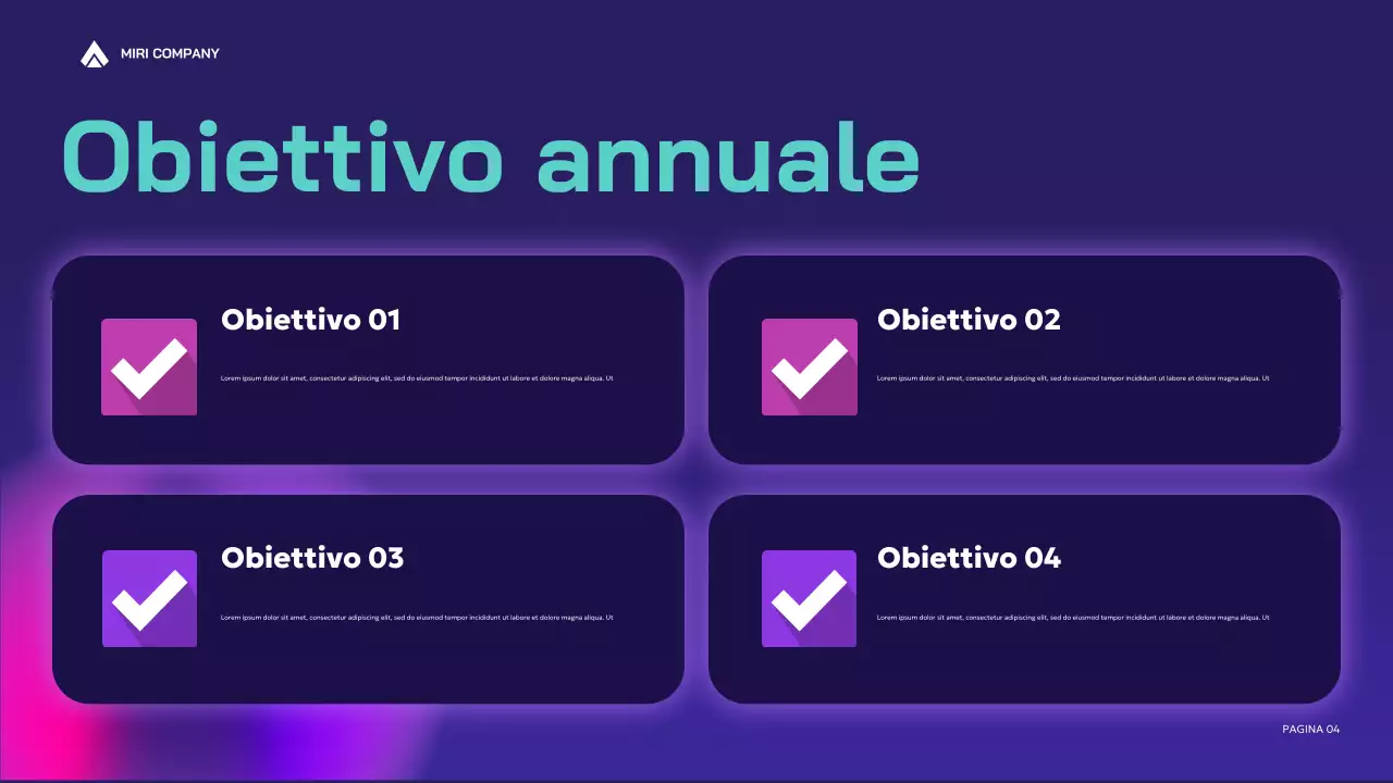 relazione aziendale moderna viola