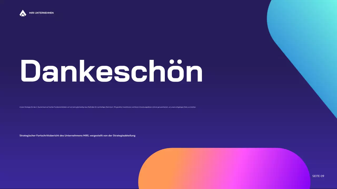 lila moderner Geschäftsbericht