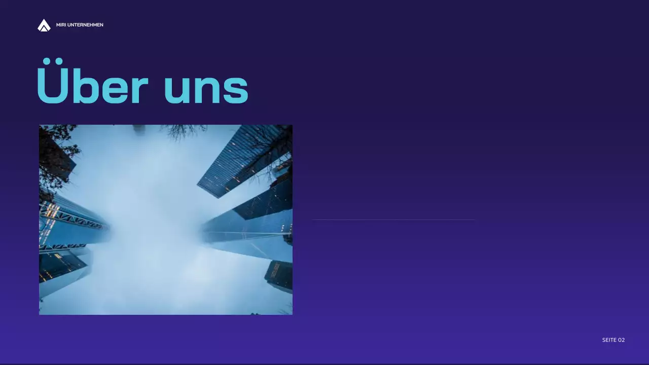 lila moderner Geschäftsbericht