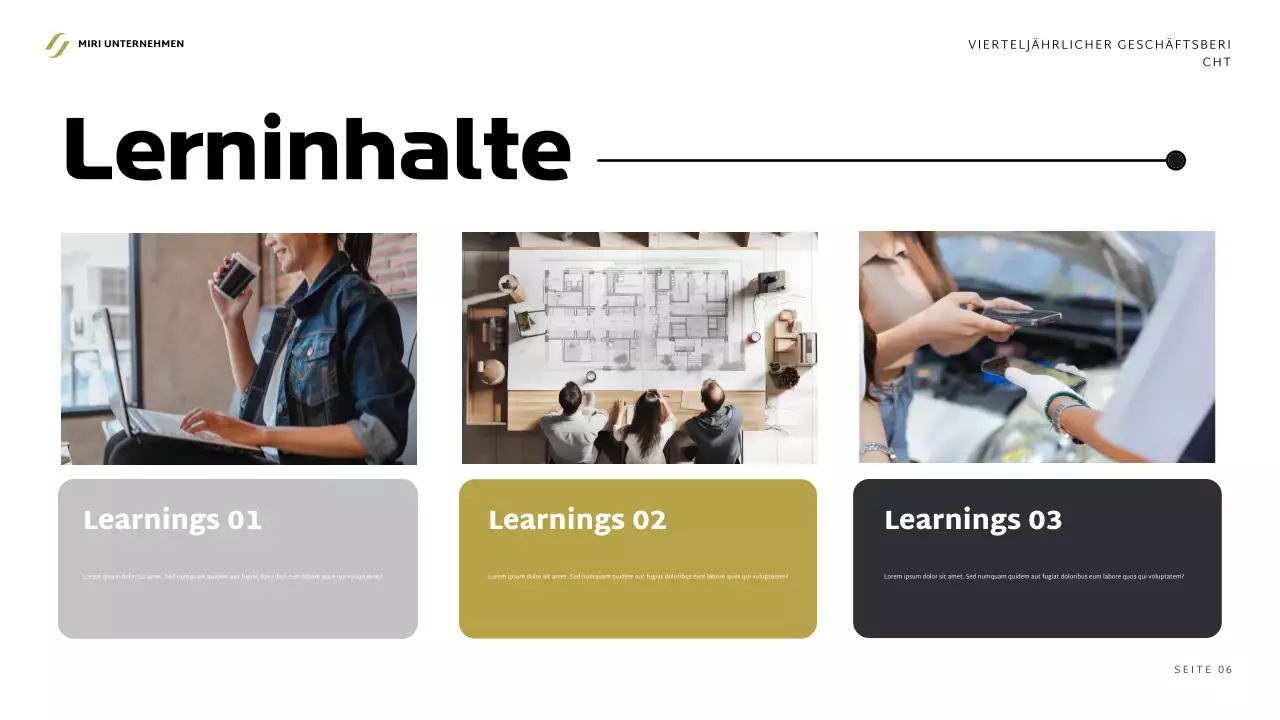 grauer moderner Geschäftsbericht