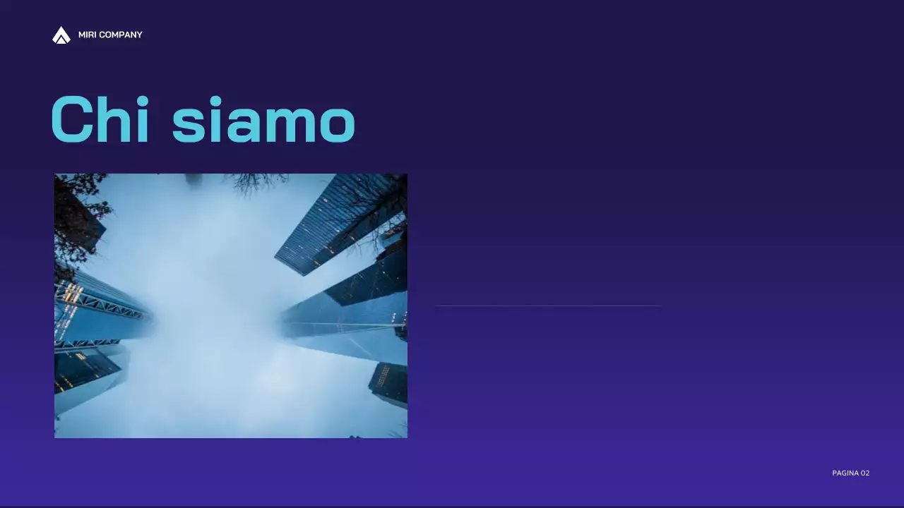 relazione aziendale moderna viola