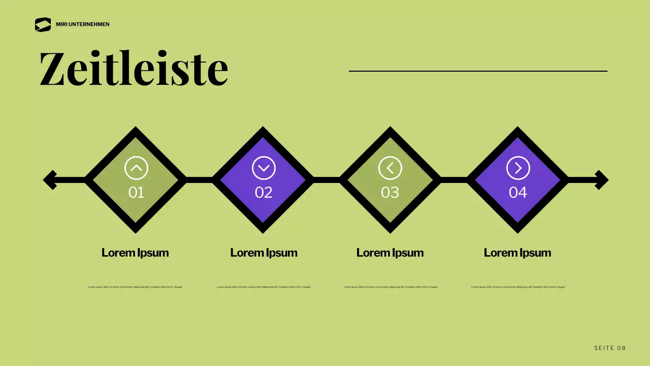 black modern business report