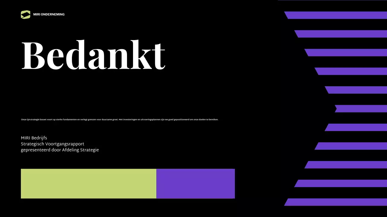 zwart modern zakelijk verslag