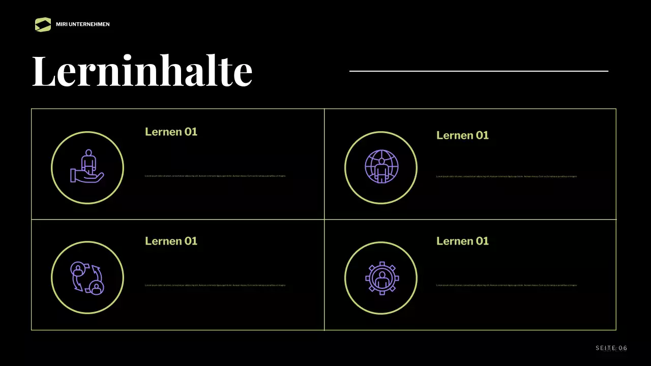 black modern business report