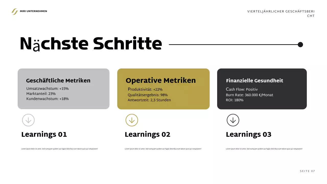 grauer moderner Geschäftsbericht