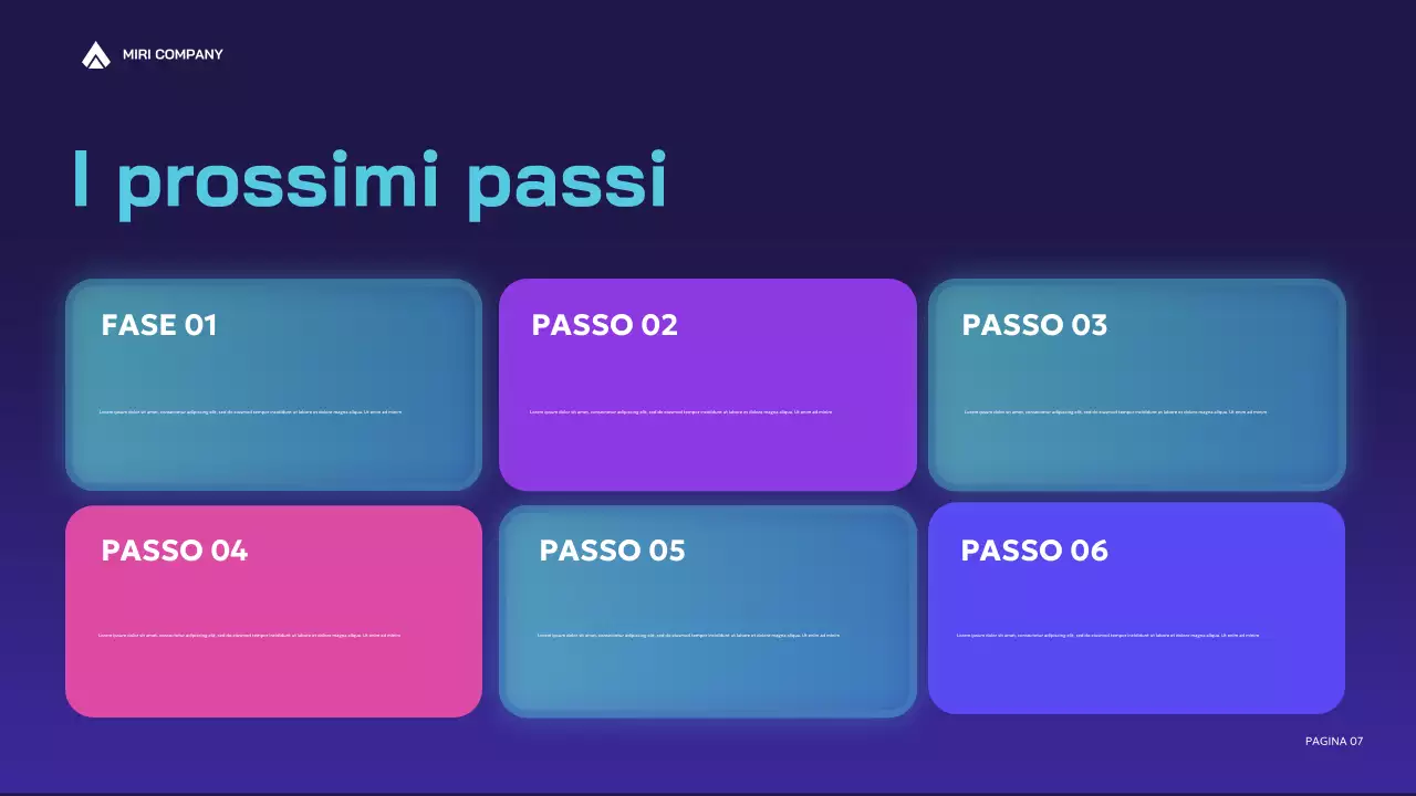 relazione aziendale moderna viola