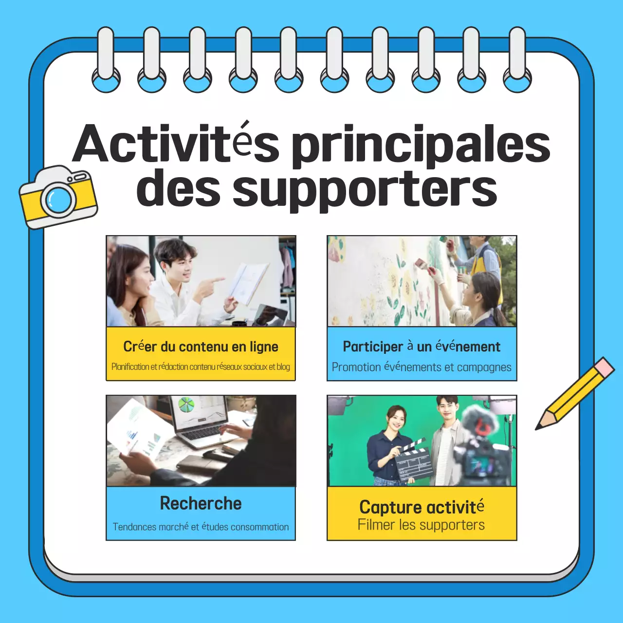 Bleu pâle Recrutement de la société Neat