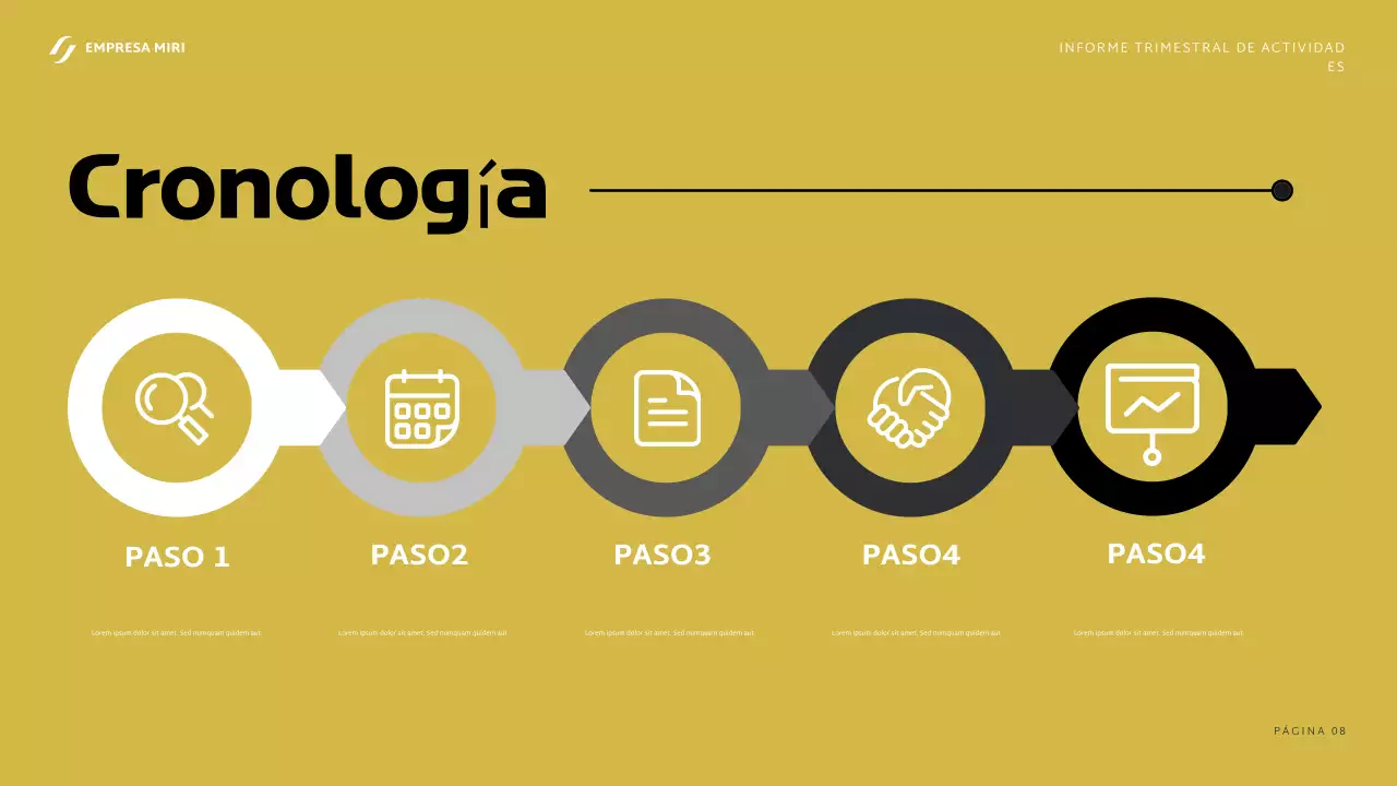 informe grey modern business