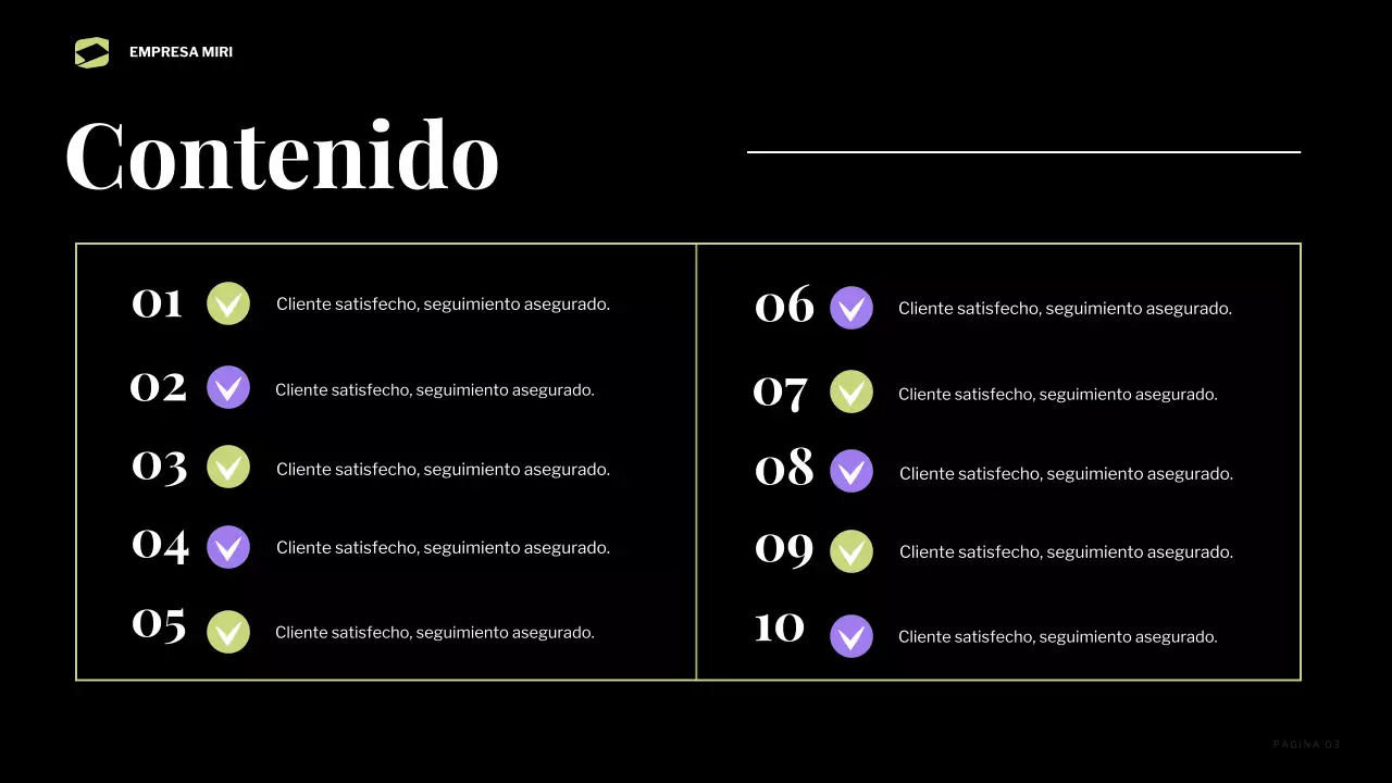 informe sobre la empresa moderna negra