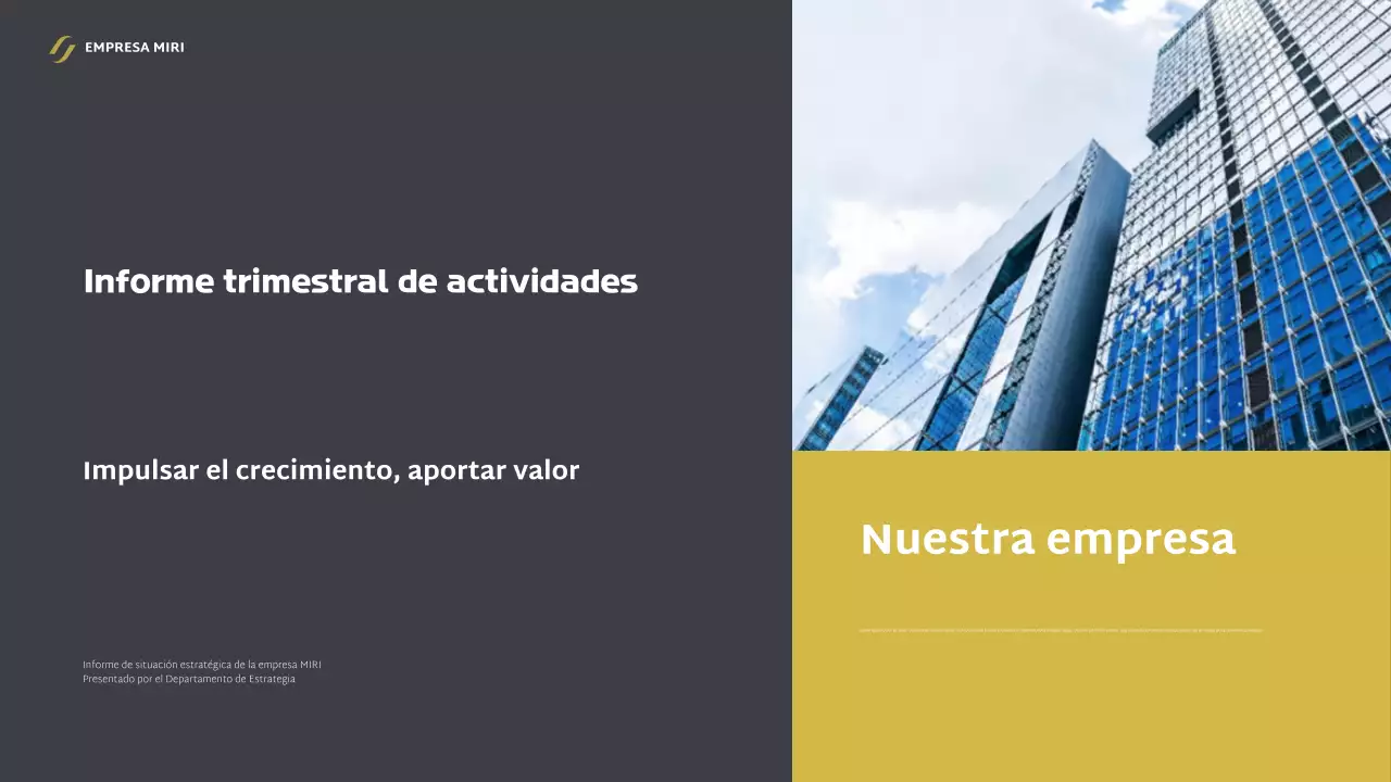 informe grey modern business