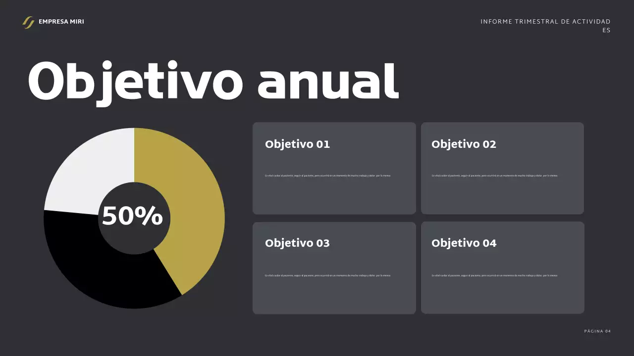 informe grey modern business