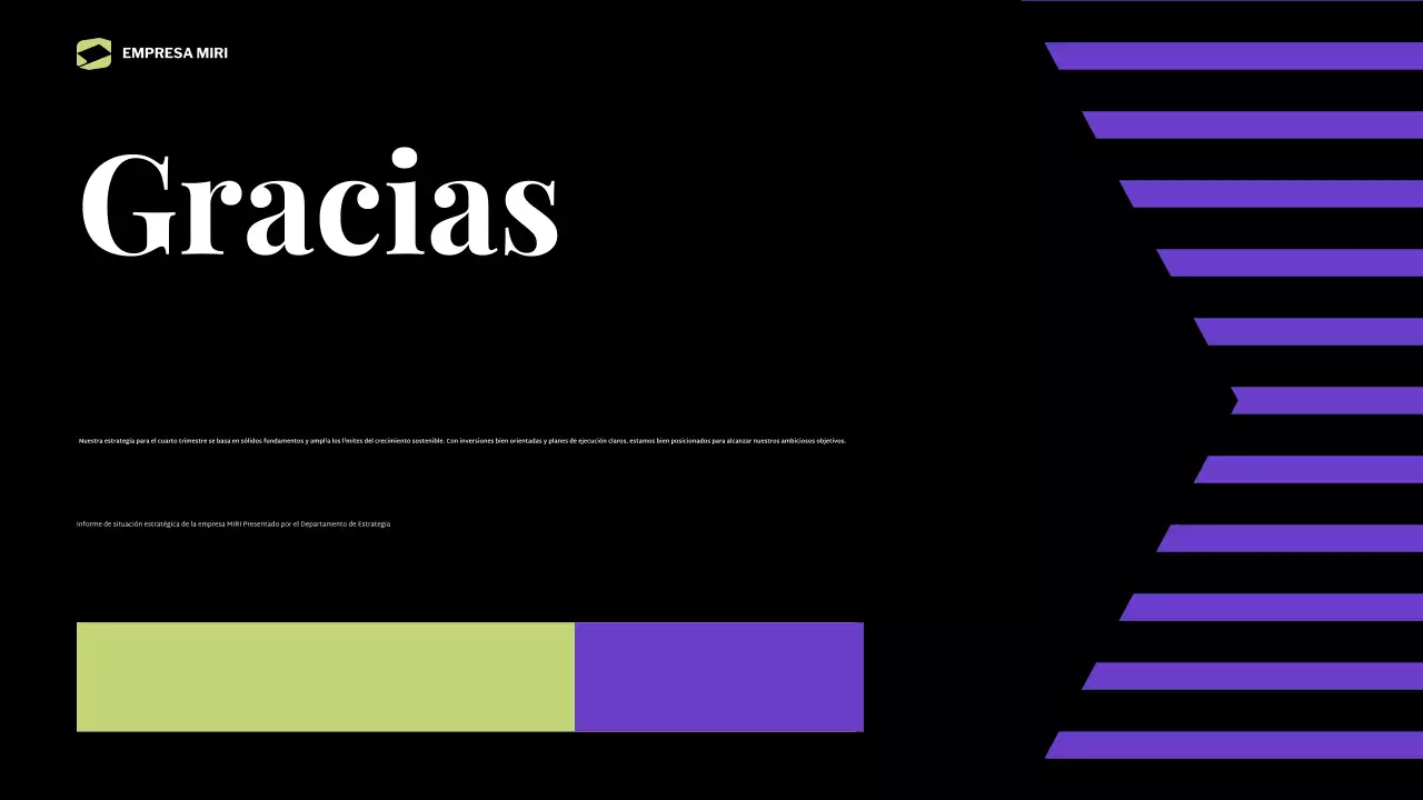 informe sobre la empresa moderna negra