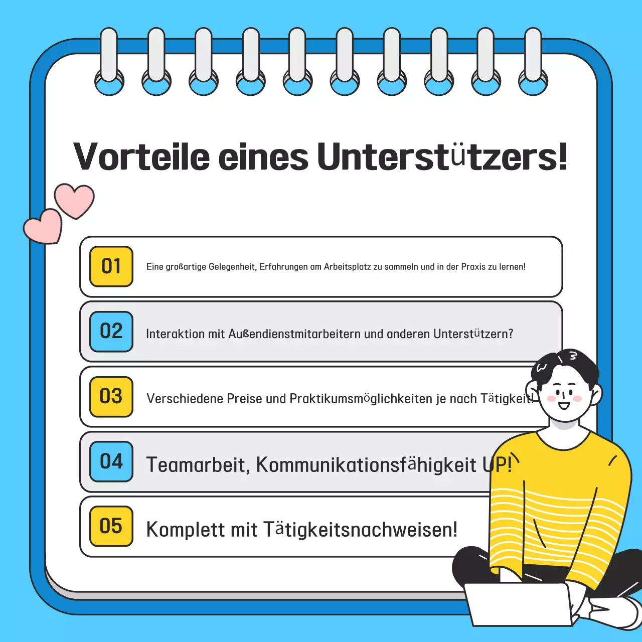 Hellblau Neat Recruitment