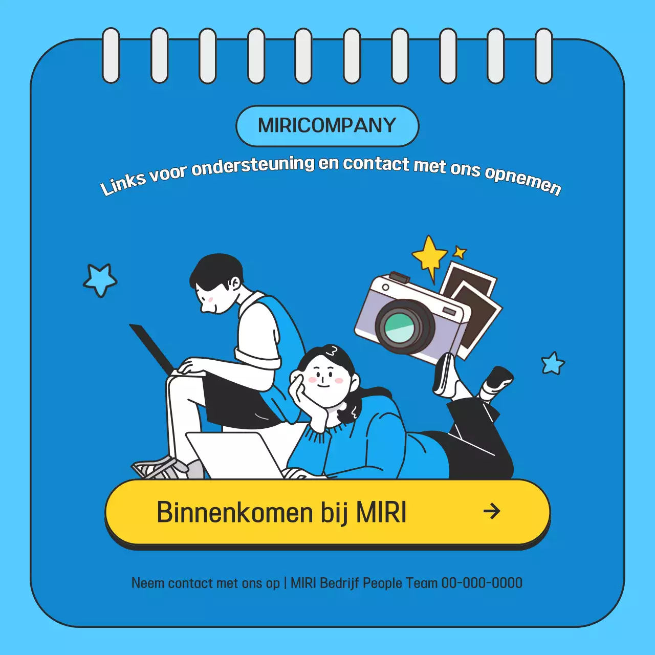 Lichtblauw Nette Werving