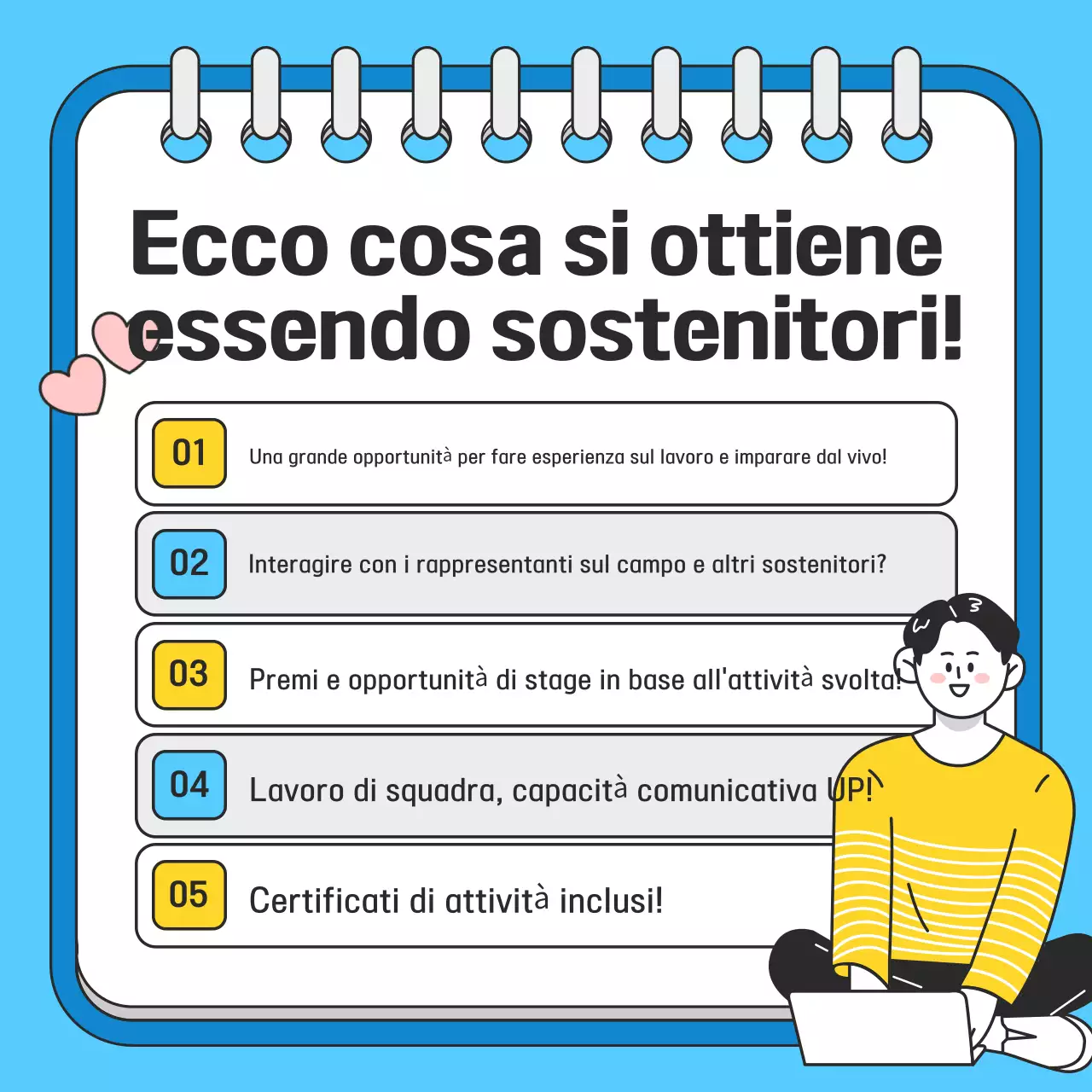 Azzurro Reclutamento ordinato