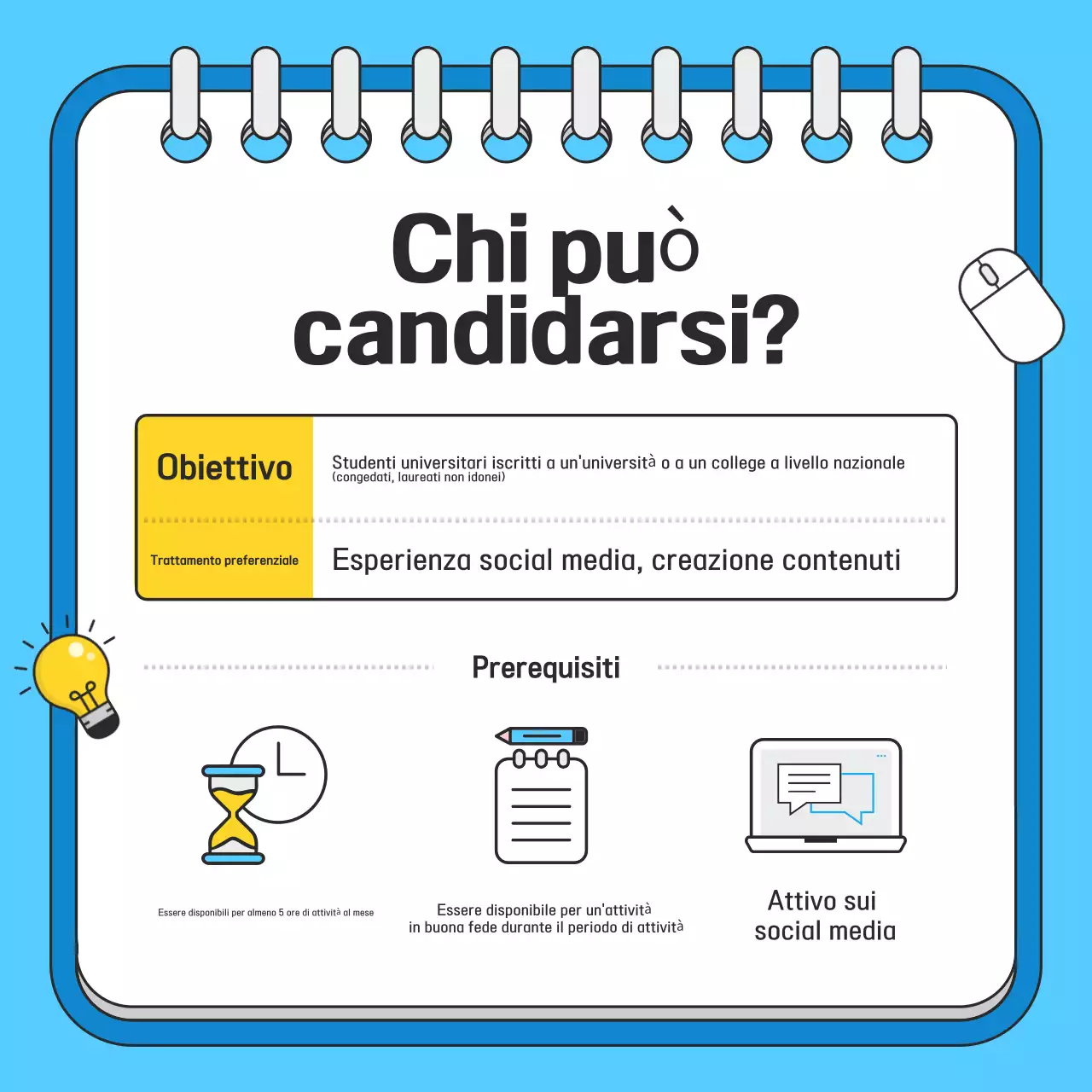 Azzurro Reclutamento ordinato