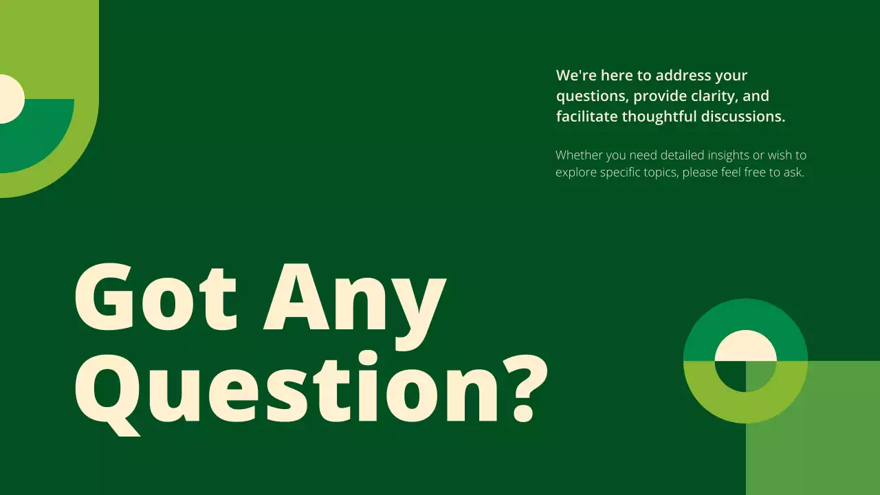 그린 모던 컨퍼런스 프레젠테이션