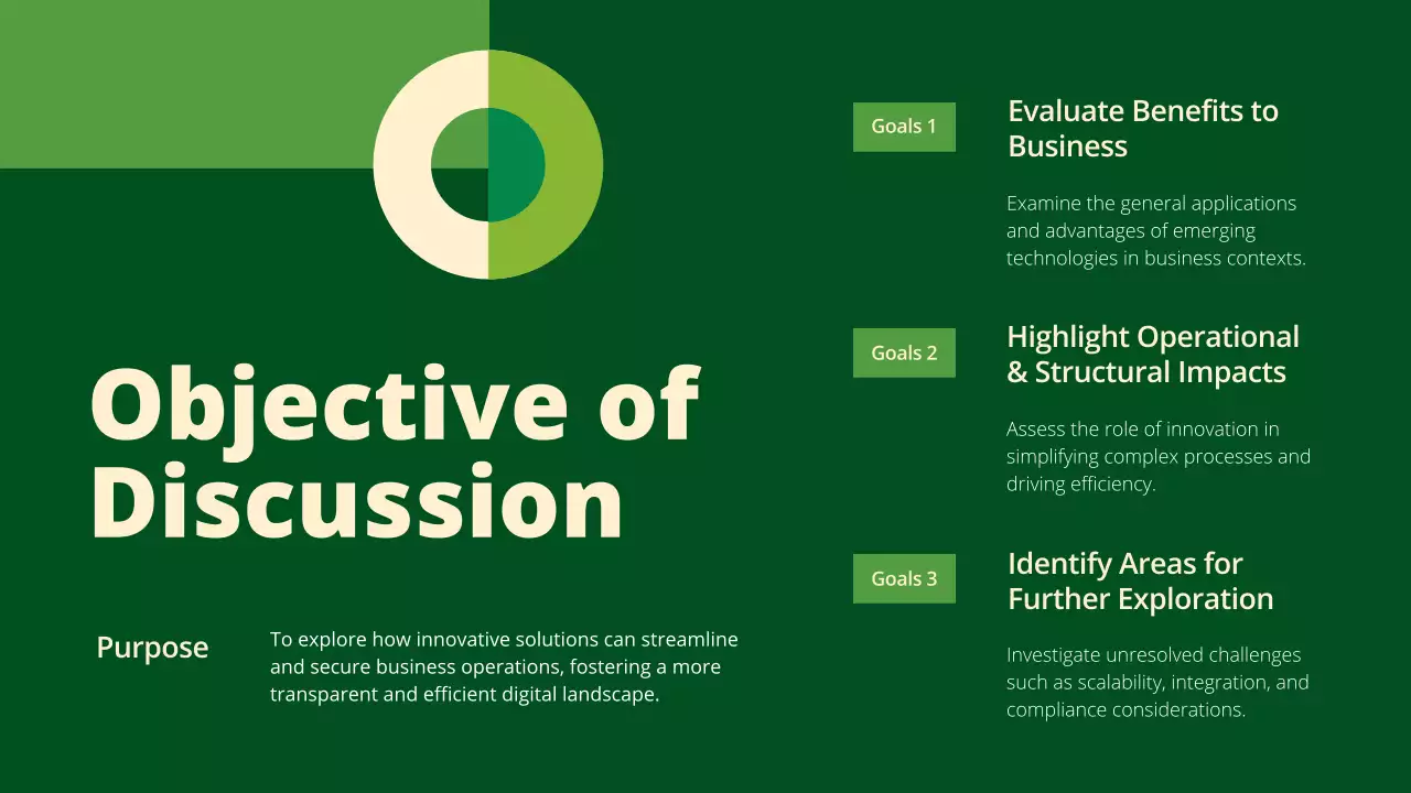 그린 모던 컨퍼런스 프레젠테이션