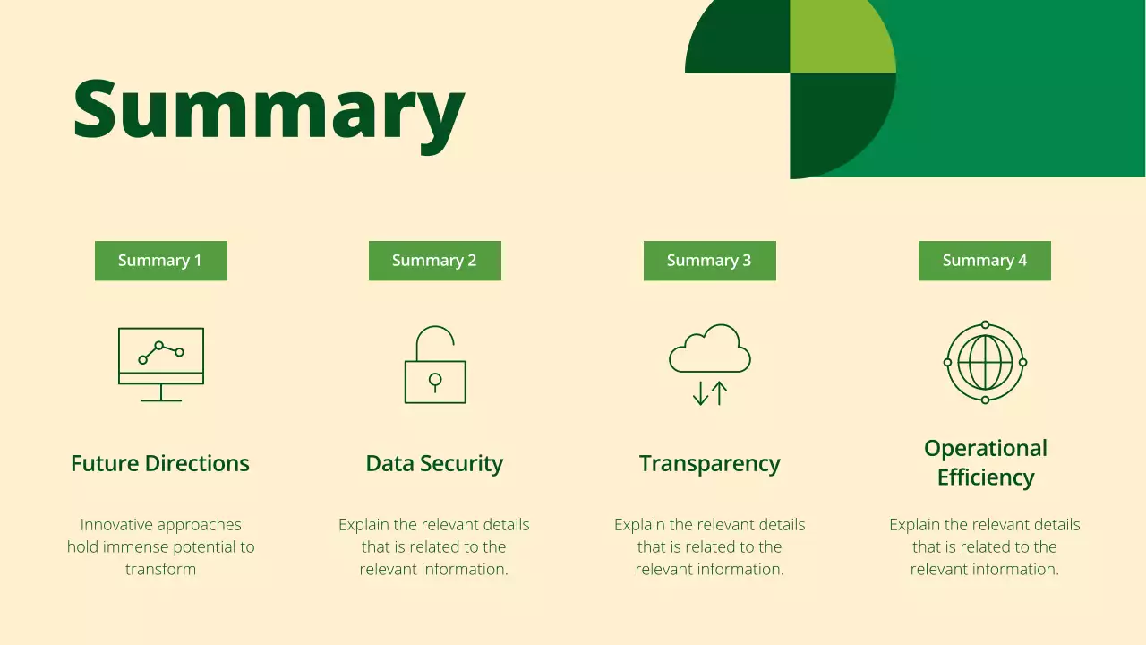 그린 모던 컨퍼런스 프레젠테이션