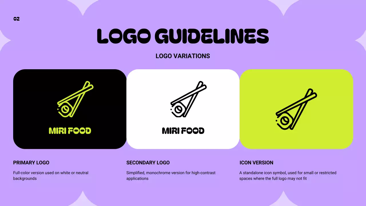 Neon Trendy Brand Guideline Presentation