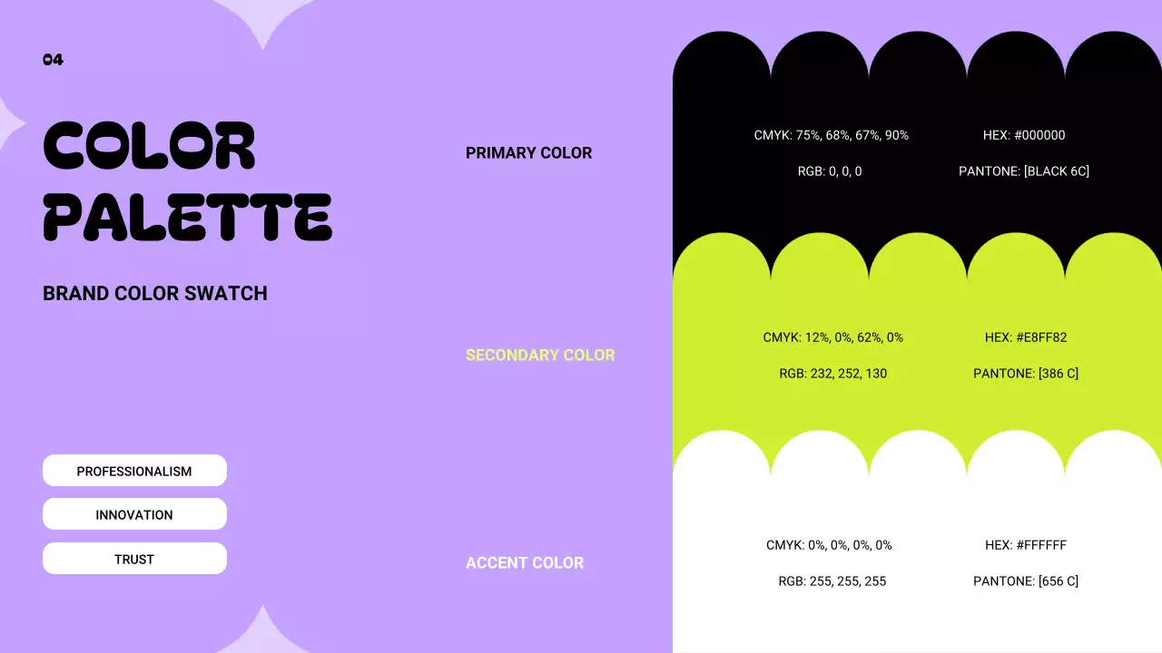 Neon Trendy Brand Guideline Presentation
