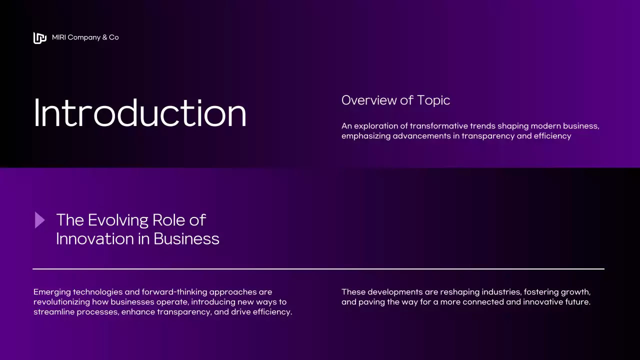 Purple Modern Conference Template Presentation