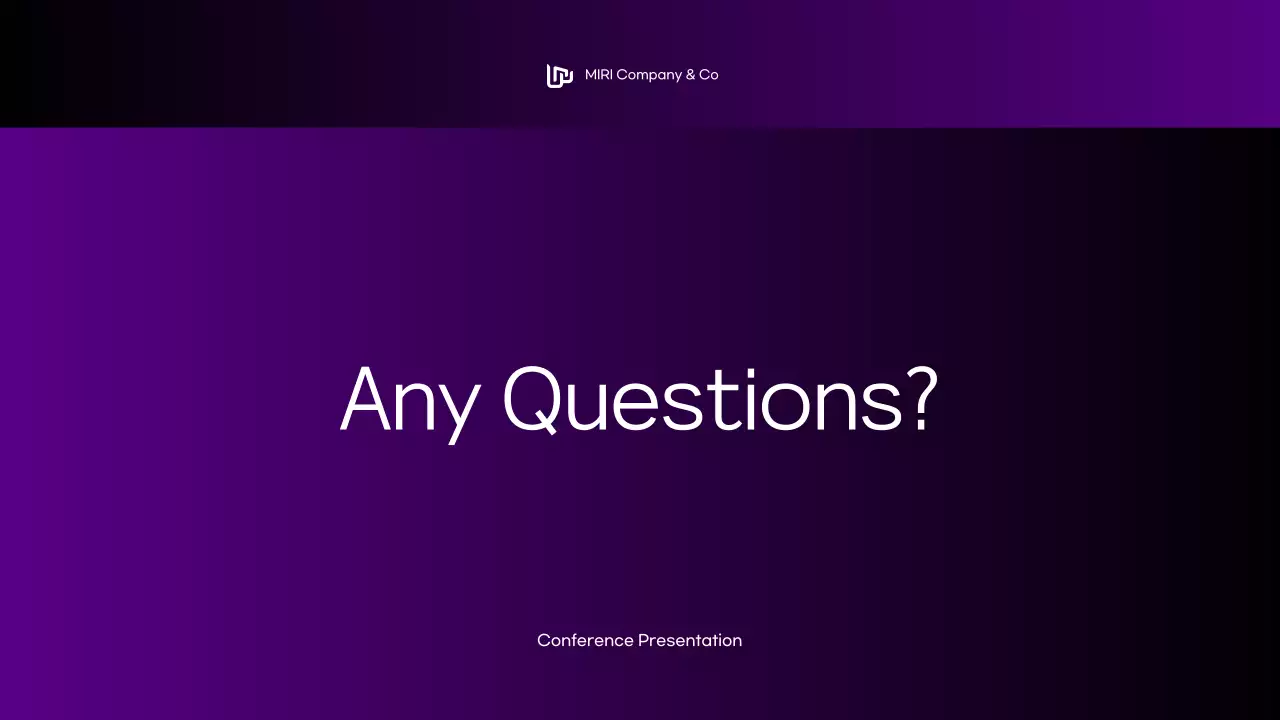 Purple Modern Conference Template Presentation