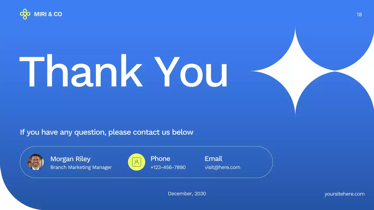 Blue Professional Market Strategy Presentation