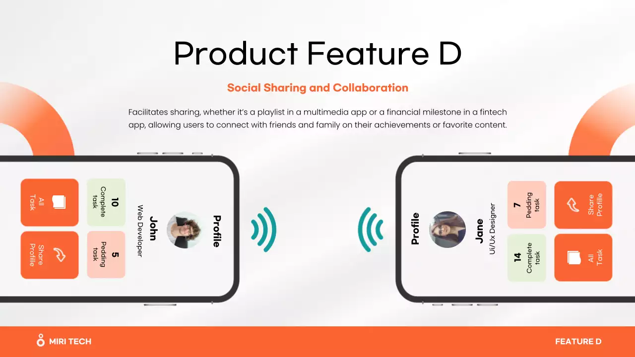 Orange Modern App Presentation