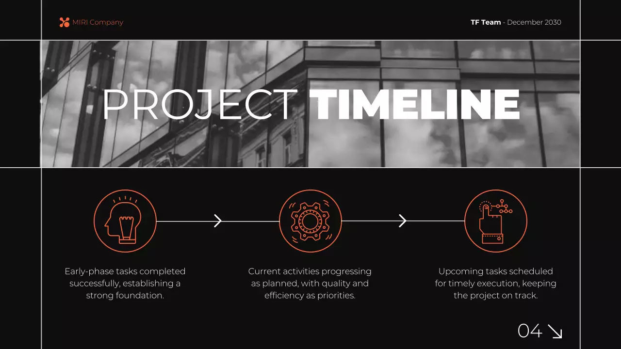 Grey Modern Business Report Presentation