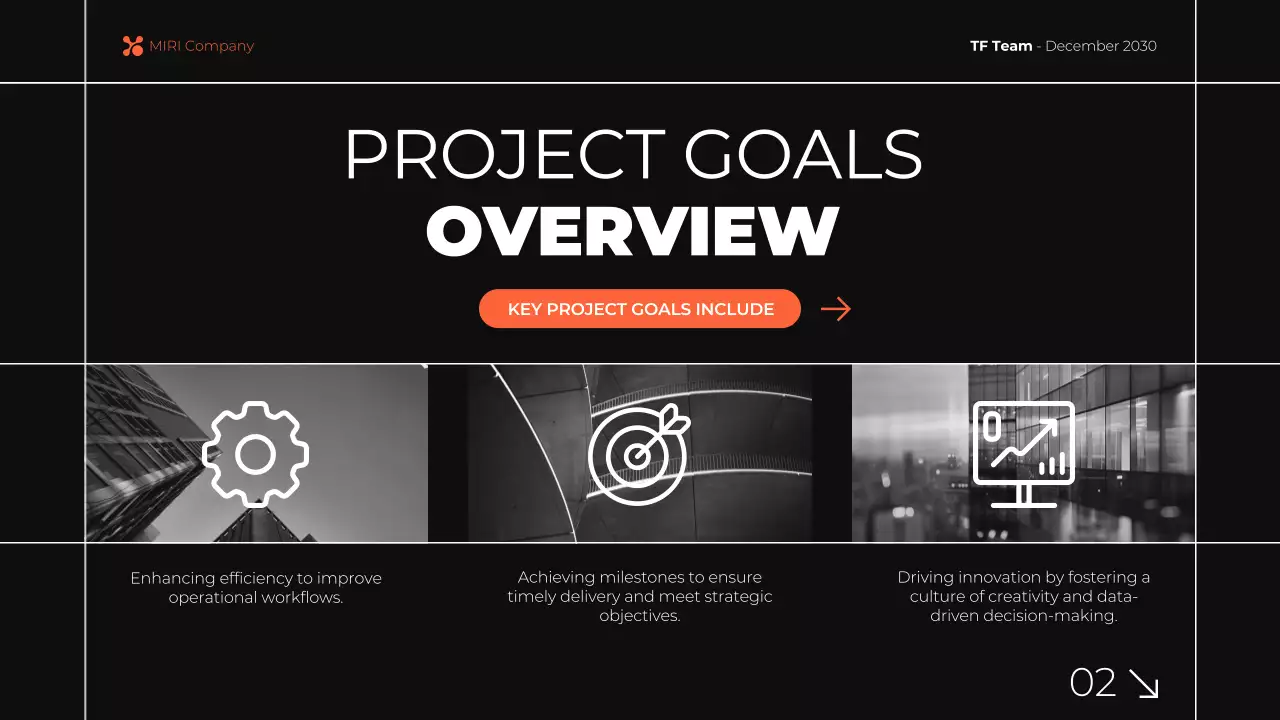 Grey Modern Business Report Presentation