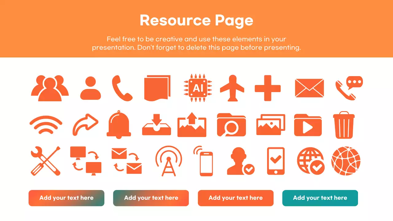Orange Modern App Presentation