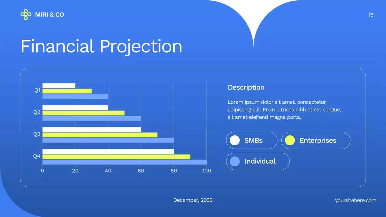 Blue Professional Market Strategy Presentation