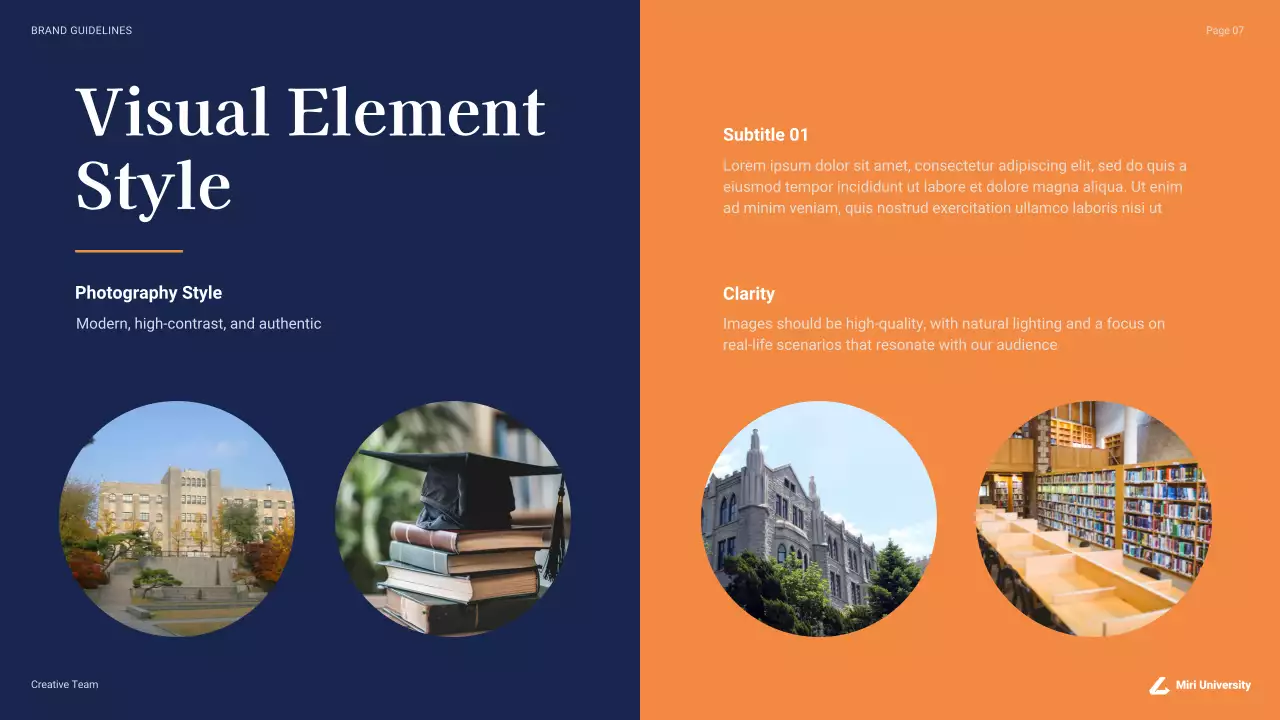 Navy Professional University Guideline Presentation