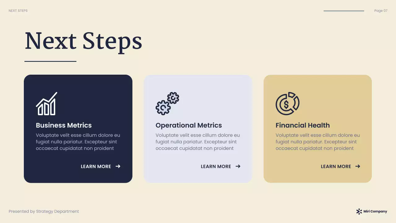 Navy Modern Business Presentation