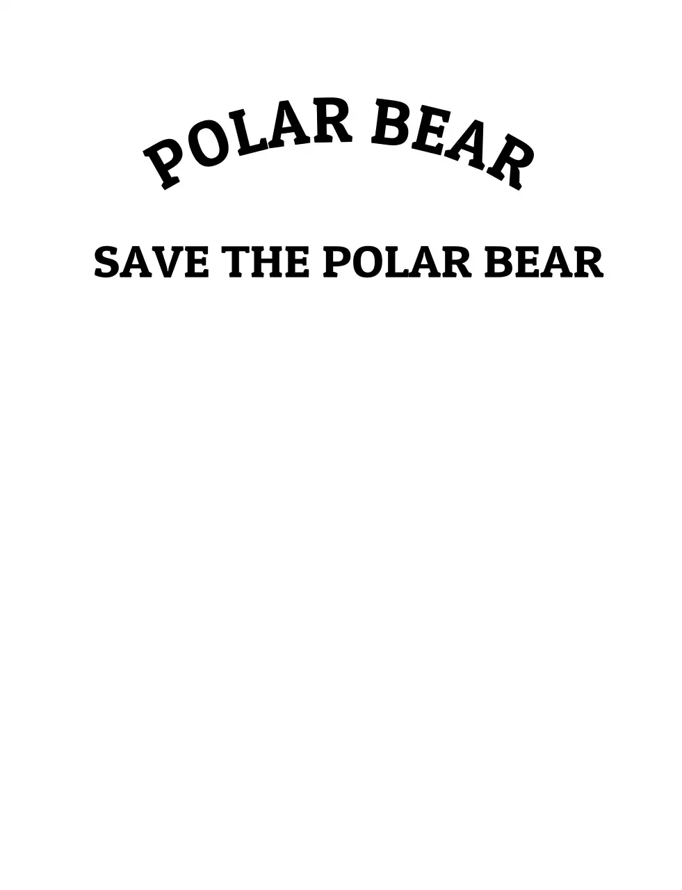 검정 미니멀 환경 캠페인