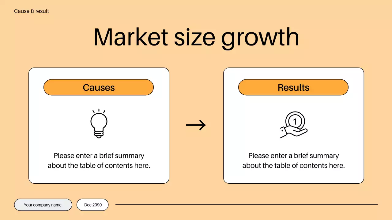 Orange Simple Business Plan Presentation