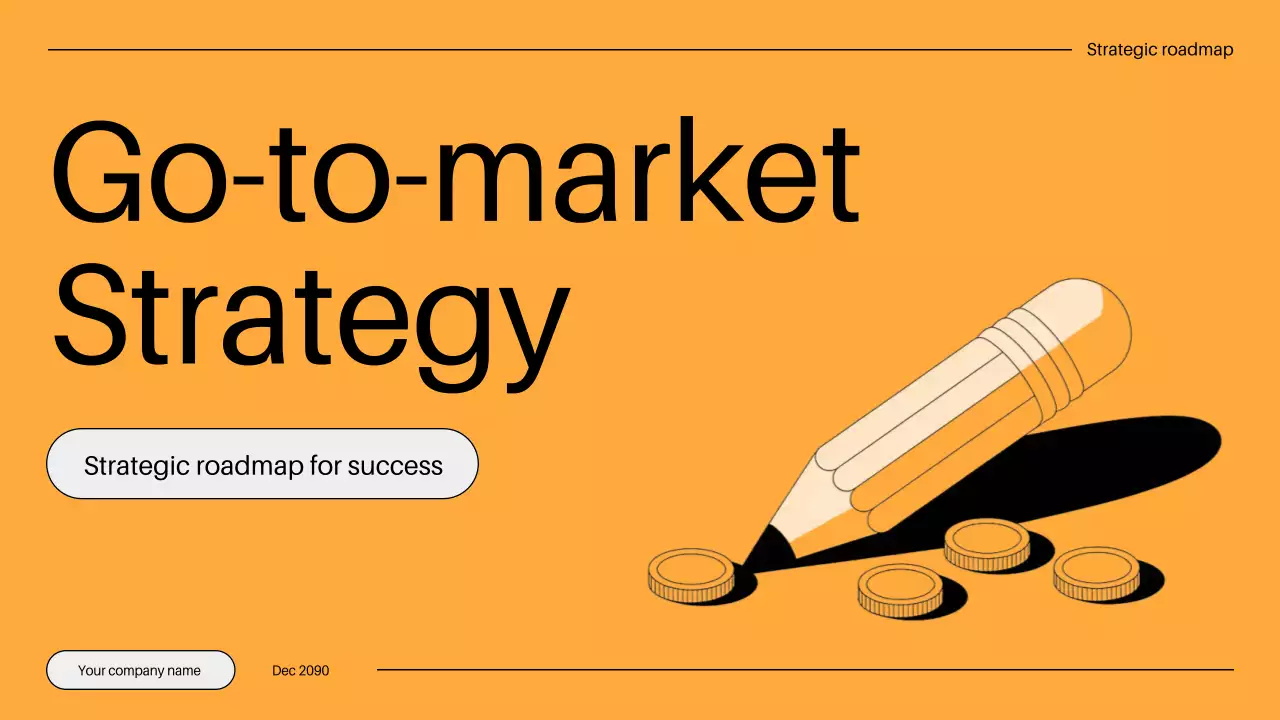 Orange Simple Business Plan Presentation