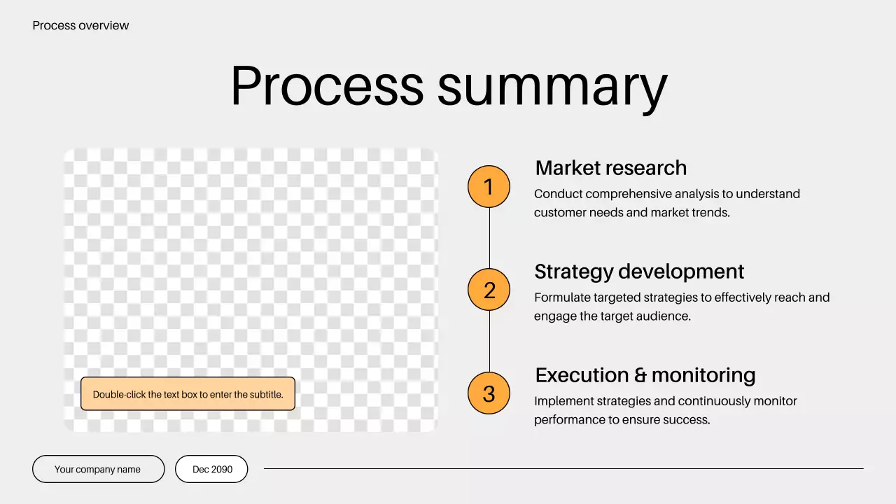 Orange Simple Business Plan Presentation