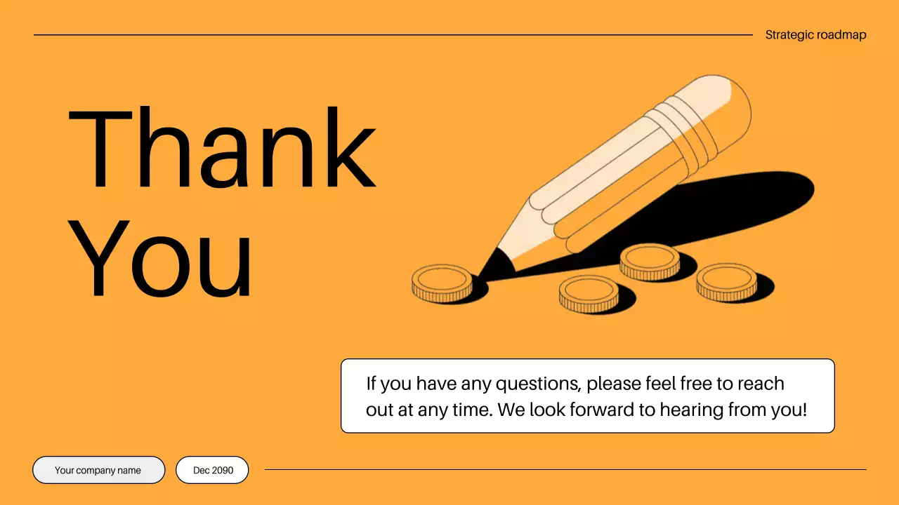 Orange Simple Business Plan Presentation