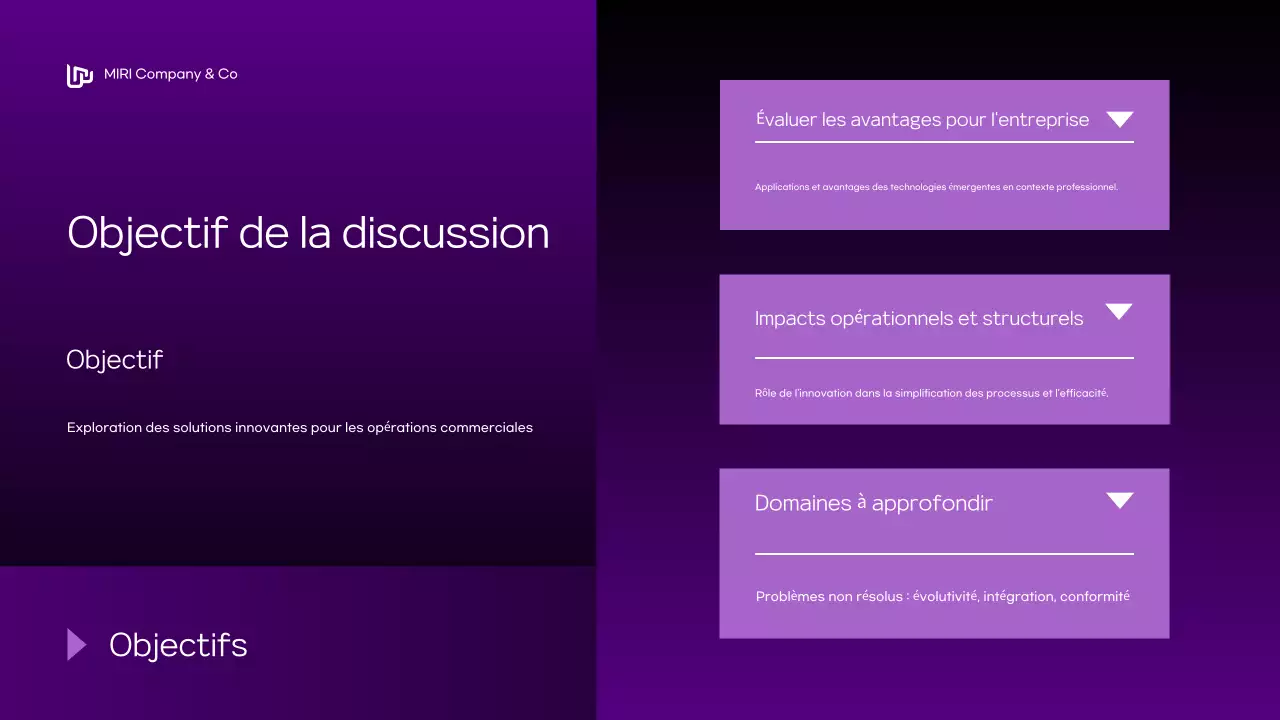 annonce de la conférence "purple modern